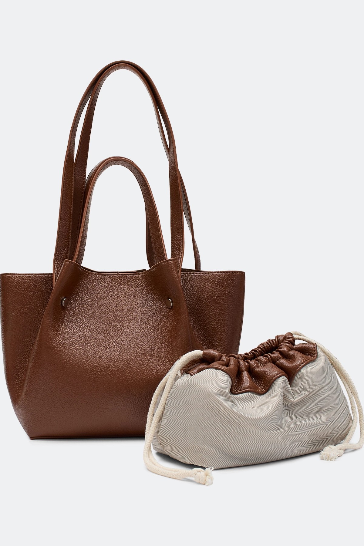 Комплект сумка-шоппер и косметичка, One