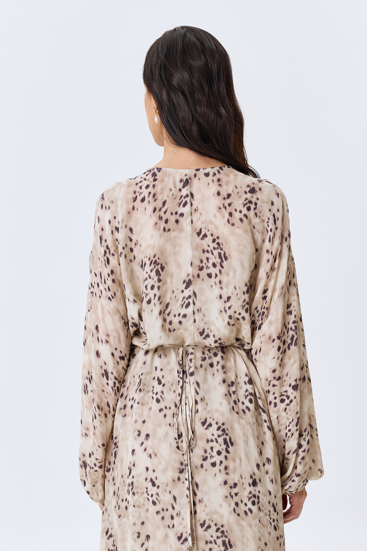 Платье с нежным ажурным принтом, 52