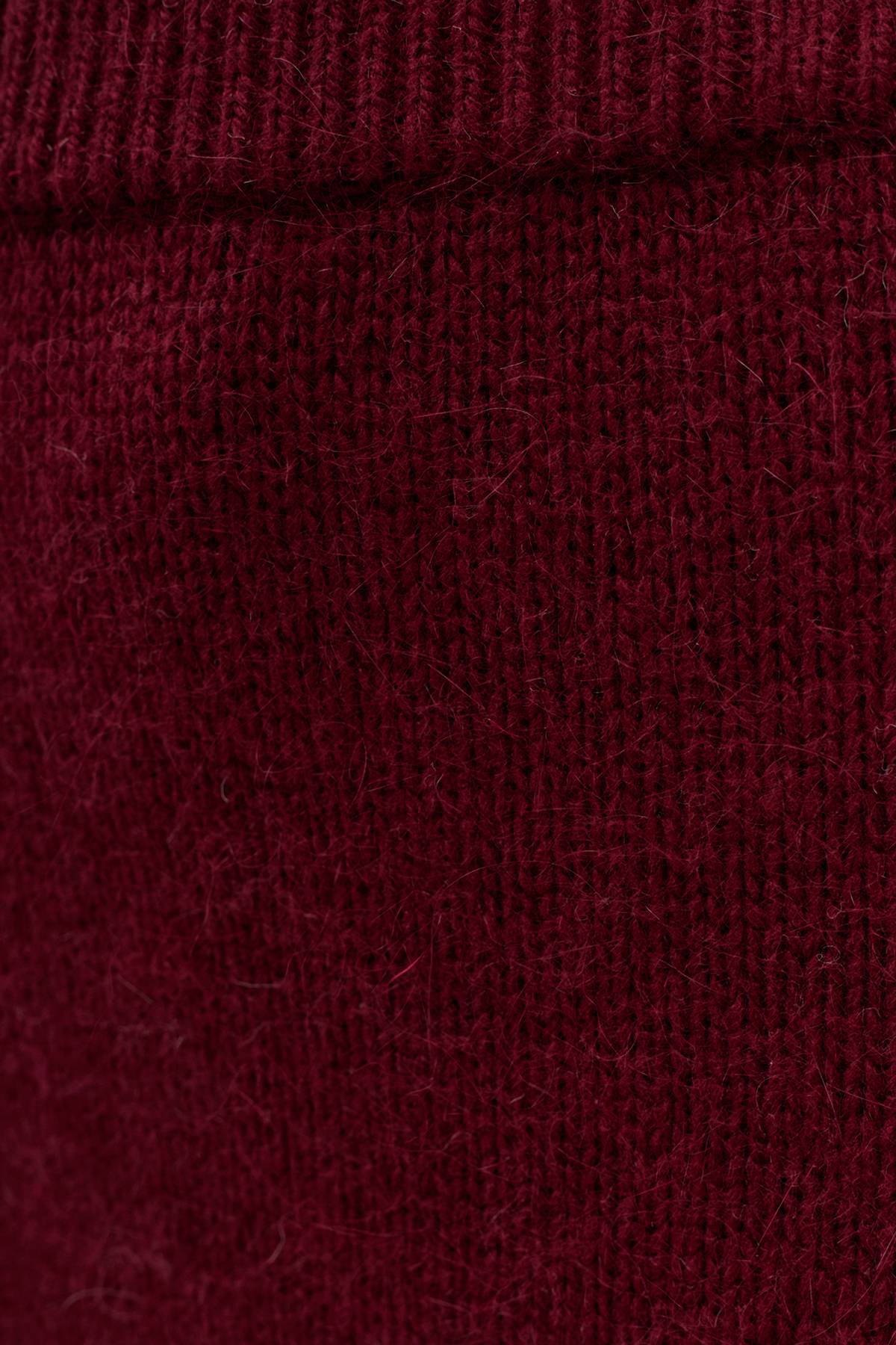 Лимитированная серия вязаная юбка с ангорой и ремень, 34