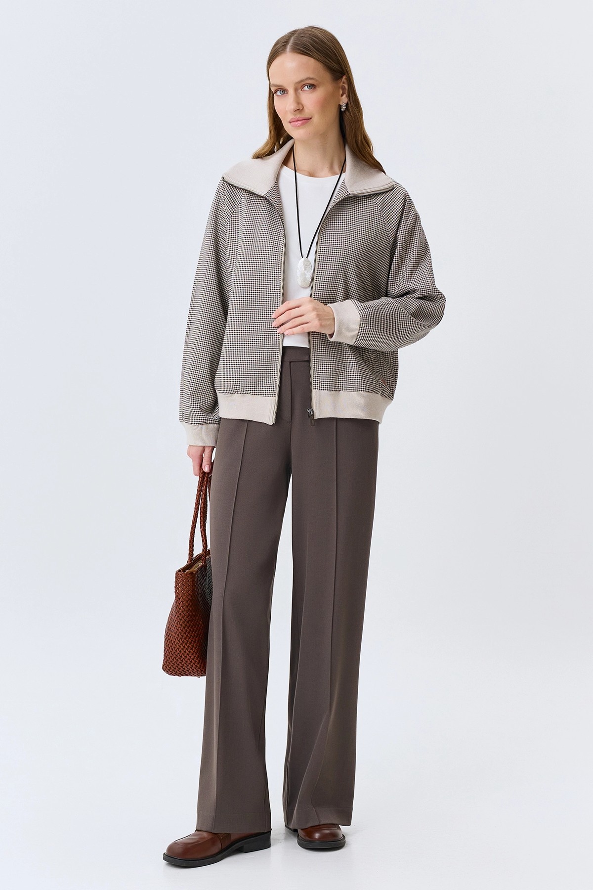 Брюки с застроченными стрелками, 34