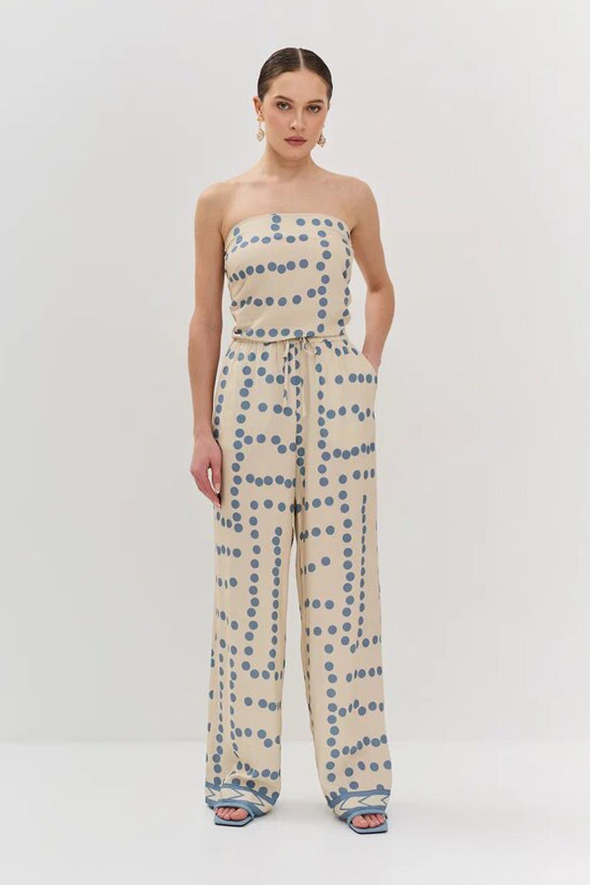 Брюки с геометрическим принтом 4256440/2, 44р