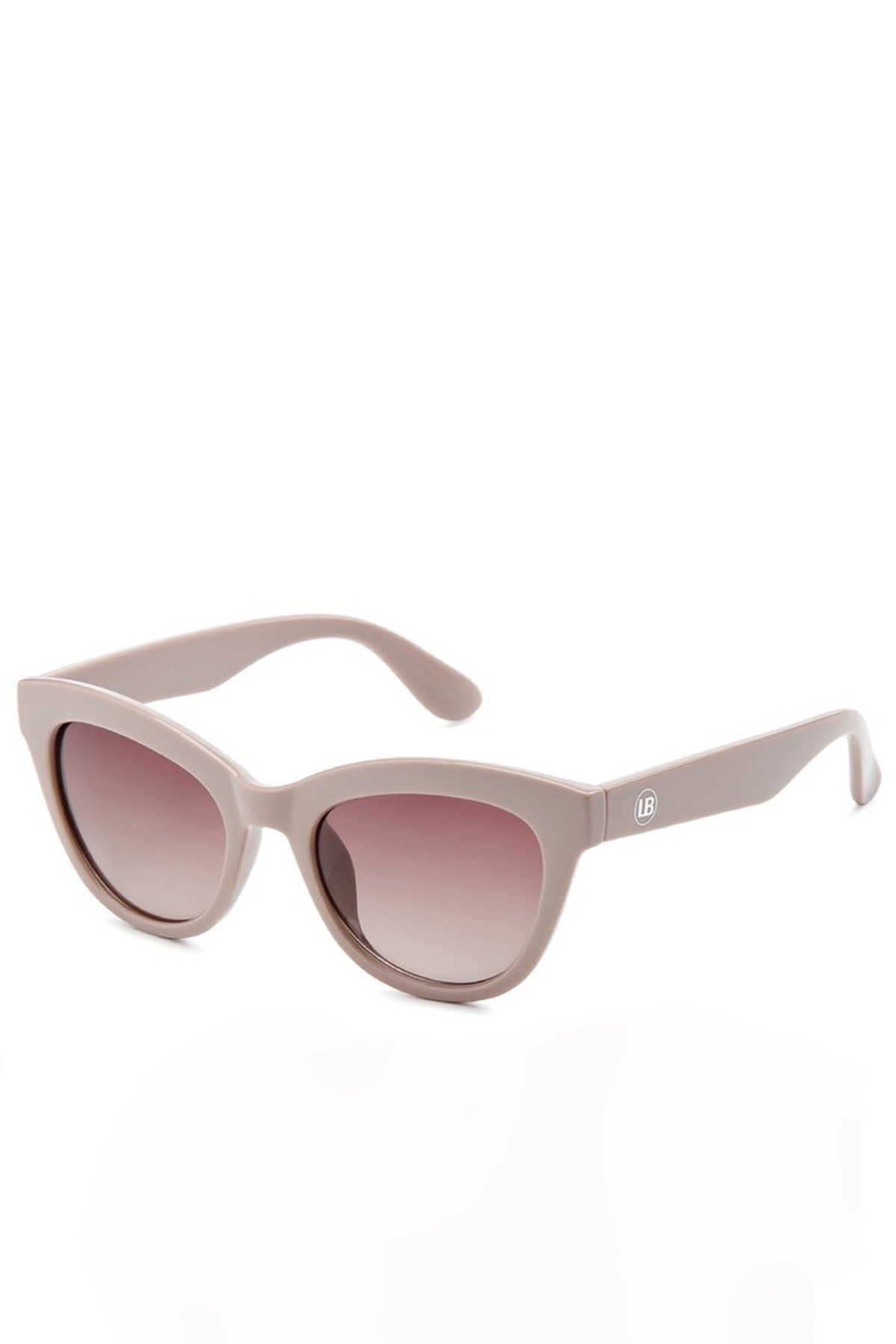 Очки серо-бежевого цвета с полимерными линзами, One size