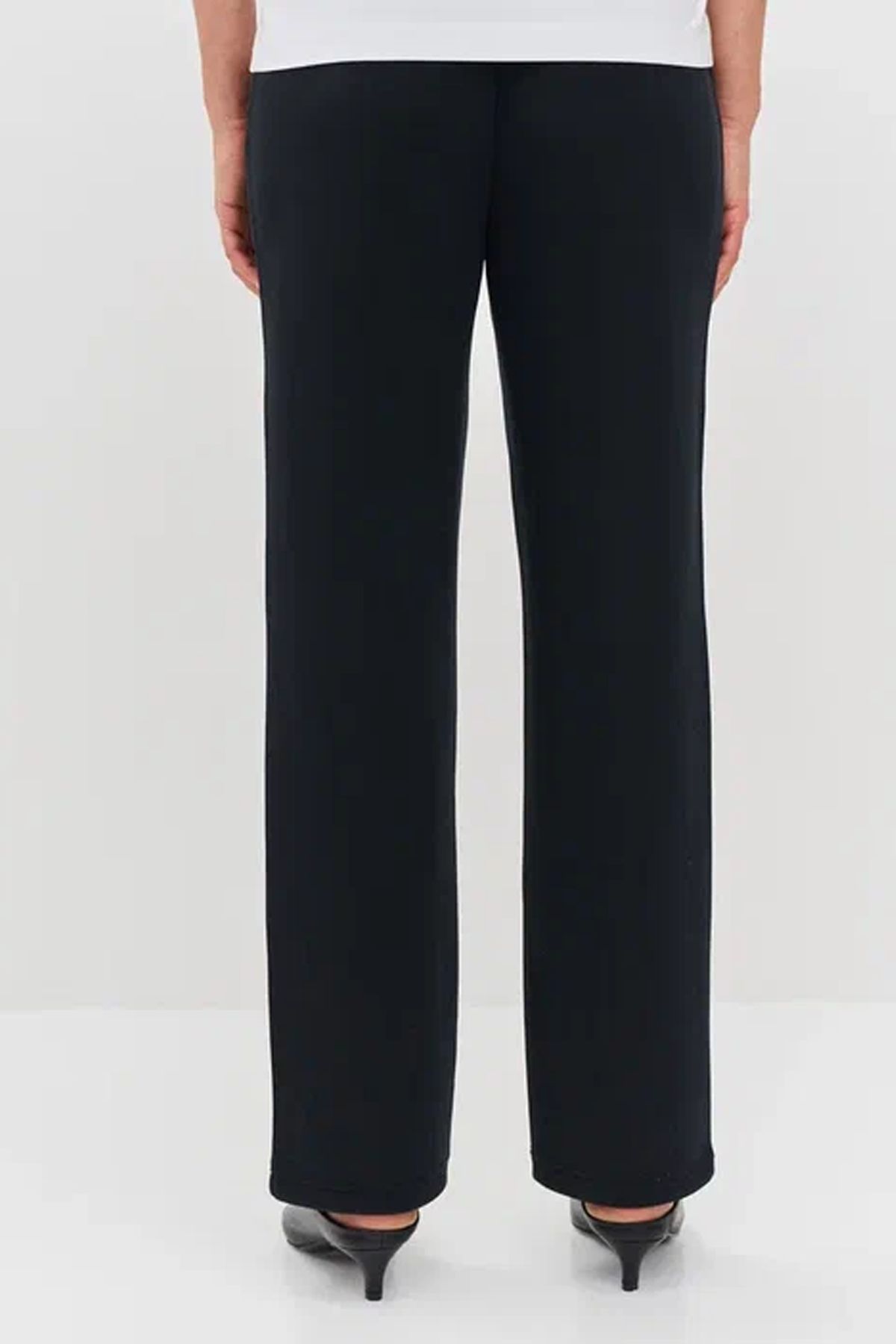 Однотонные брюки с кулисой на талии, 50р