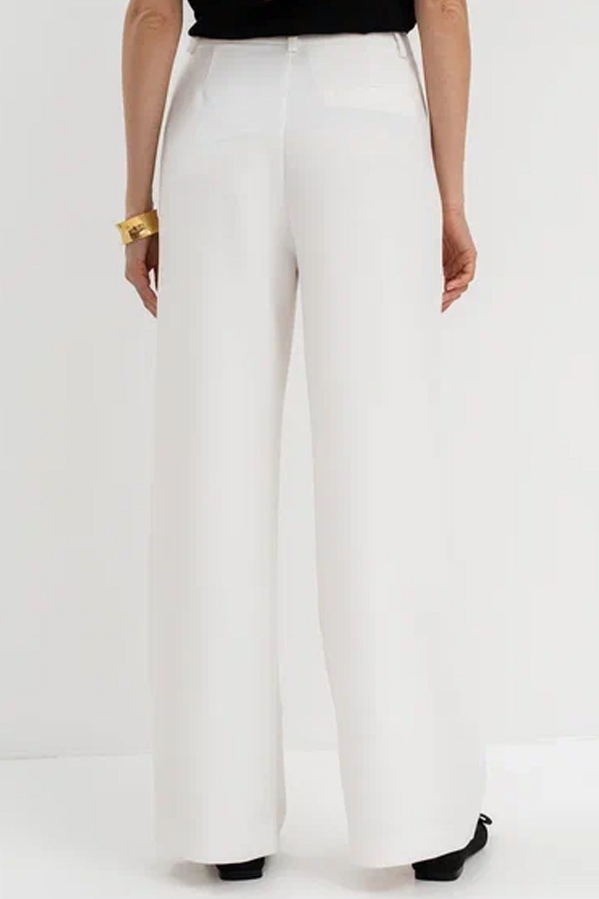 Брюки-палаццо с мягкими складкам, 50р