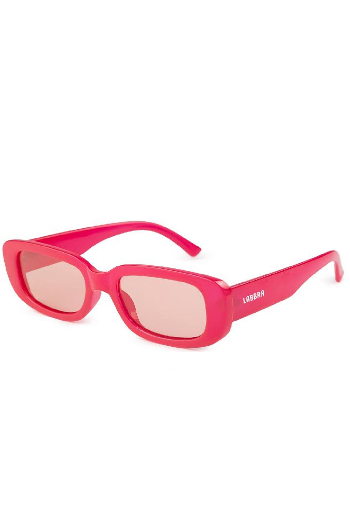 Трендовые яркие солнцезащитные очки в розовом цвете, One size