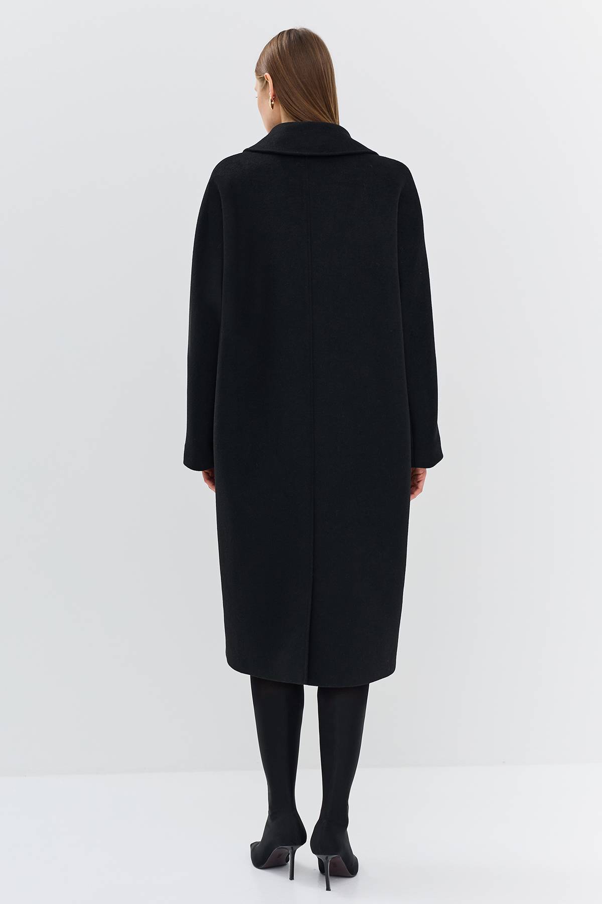 Лимитированая серия классическое пальто и палантин, 44