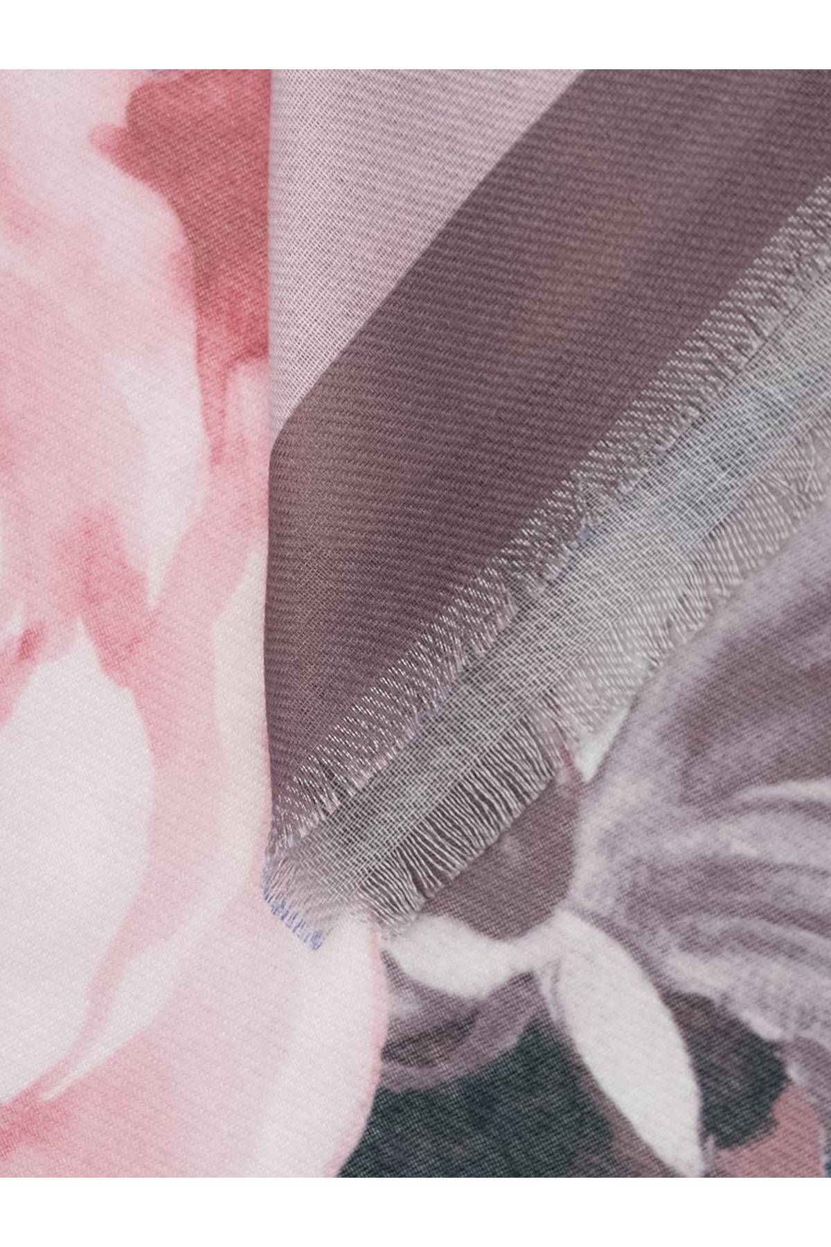 Платок розовый, One