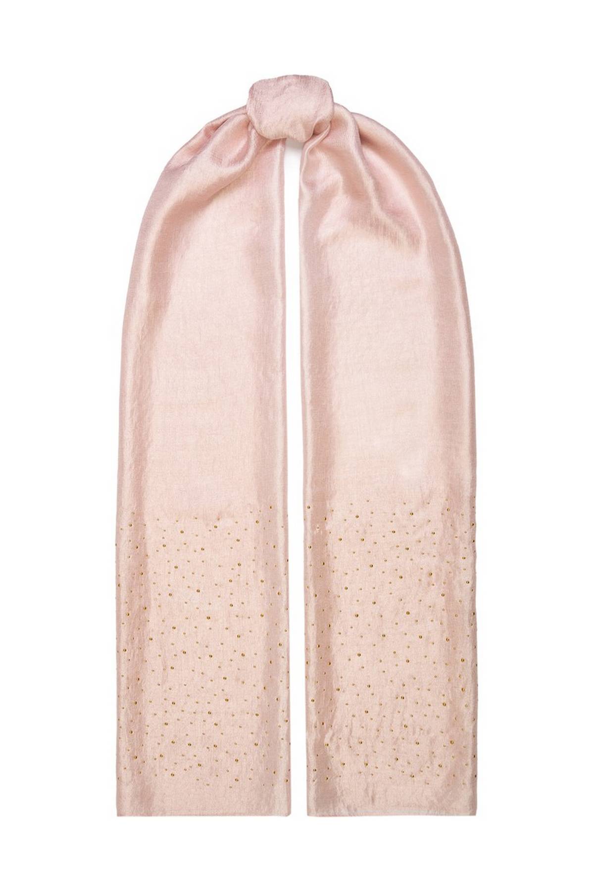 Лимитированная серия молочный джемпер с палантином, 42