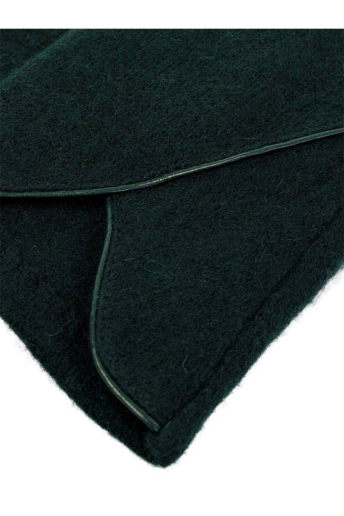 Перчатки темно-зеленые, S