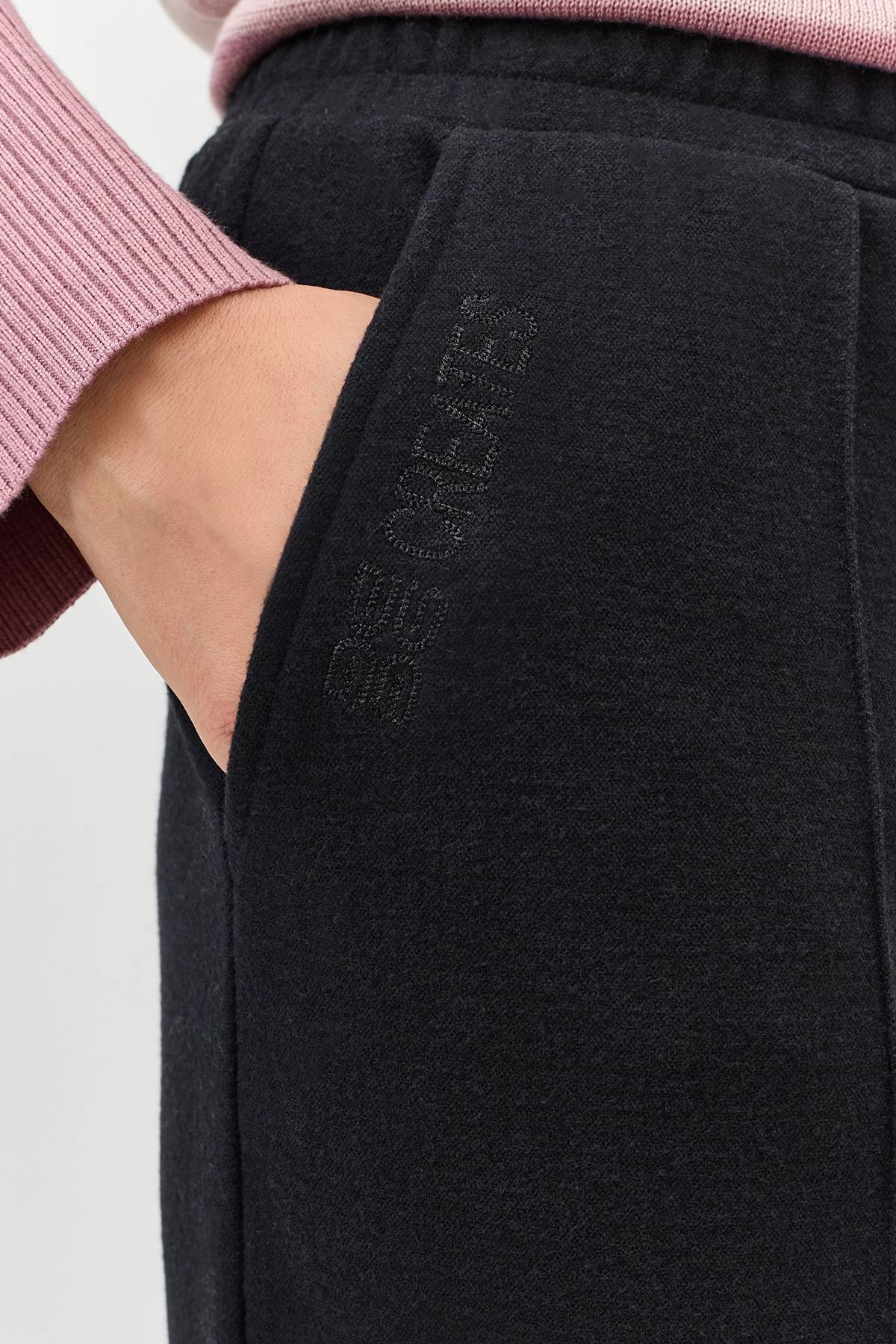 Утепленные трикотажные брюки, 36