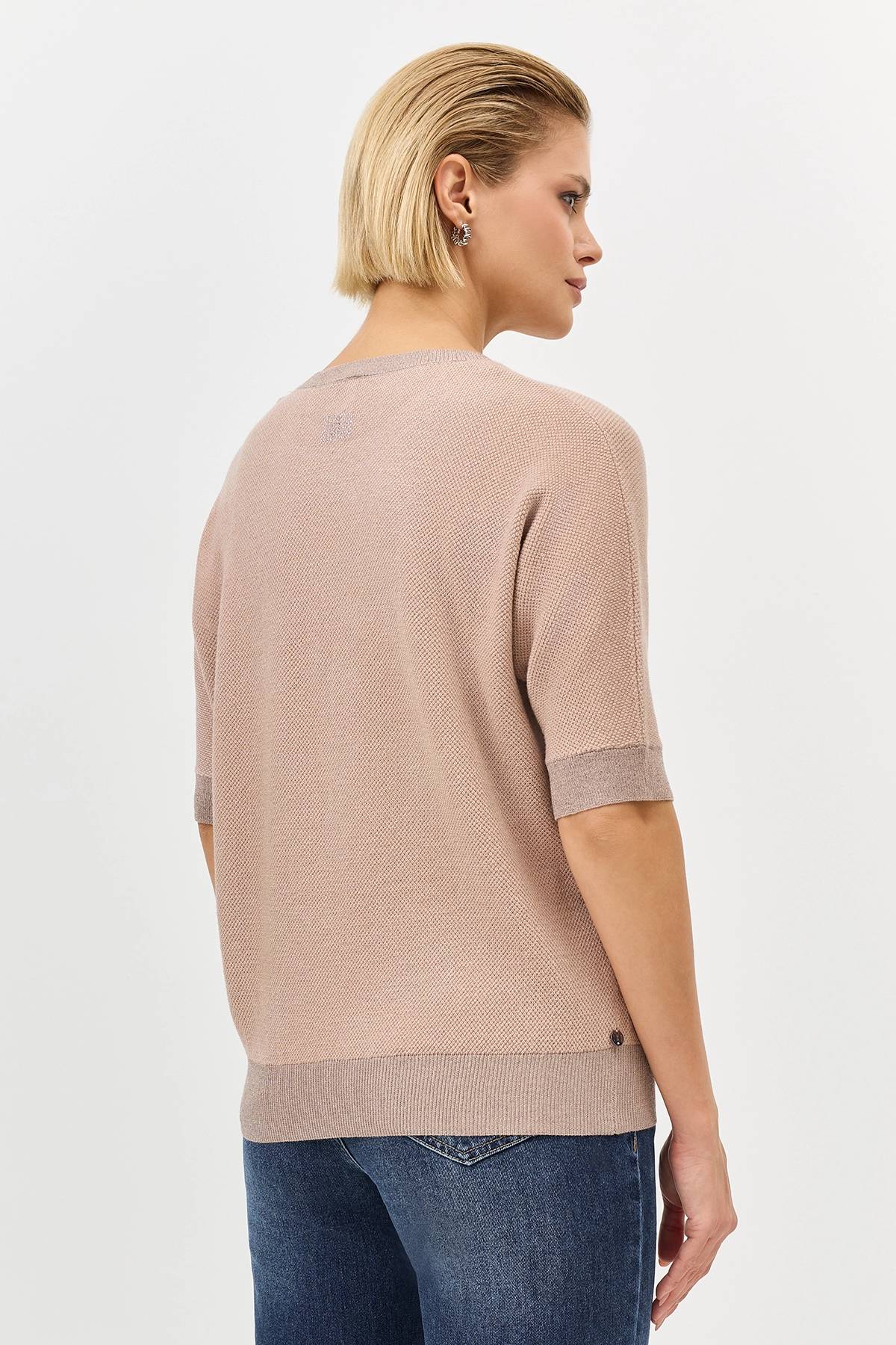 Тонкий джемпер с ангорой, 34