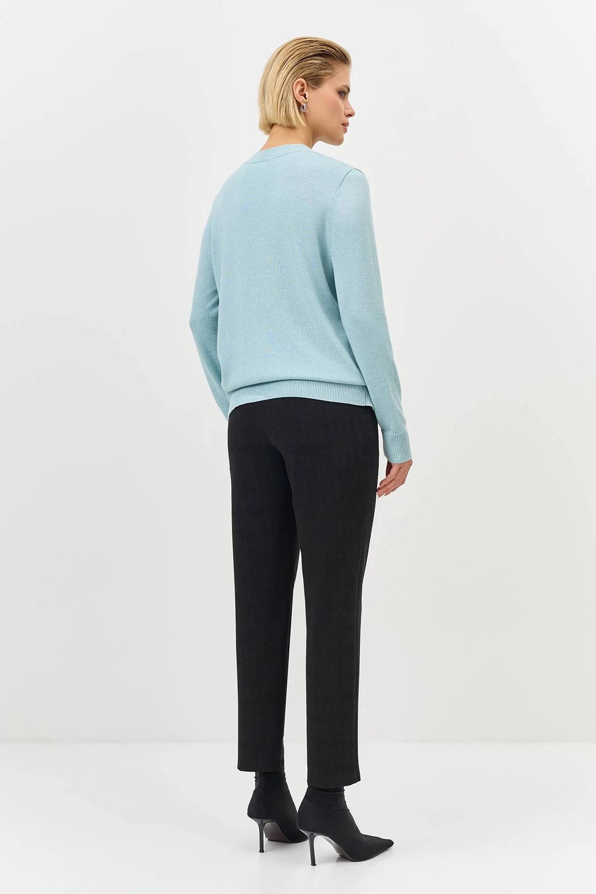 Джемпер фактурной вязки, 36