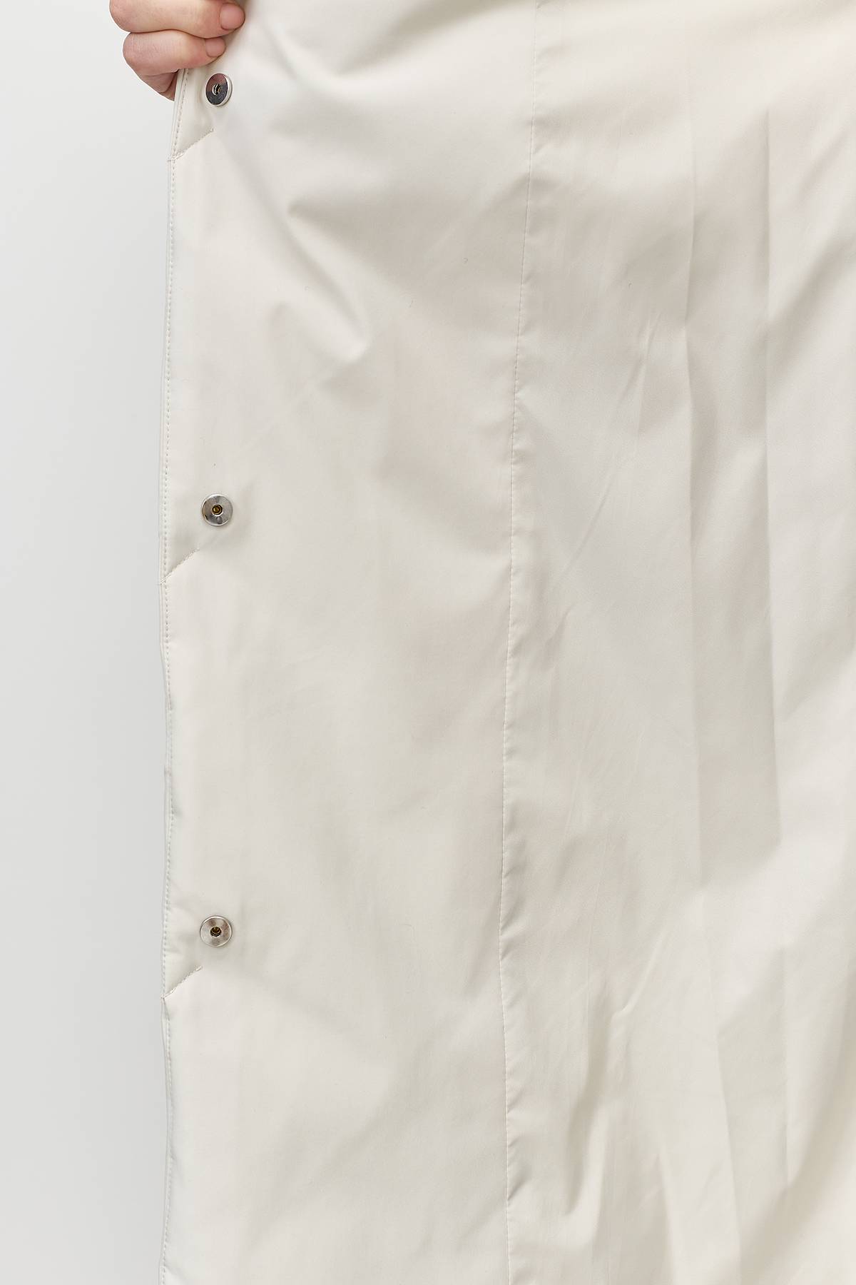 Лимитированная серия пальто с бежевым палантином, 42