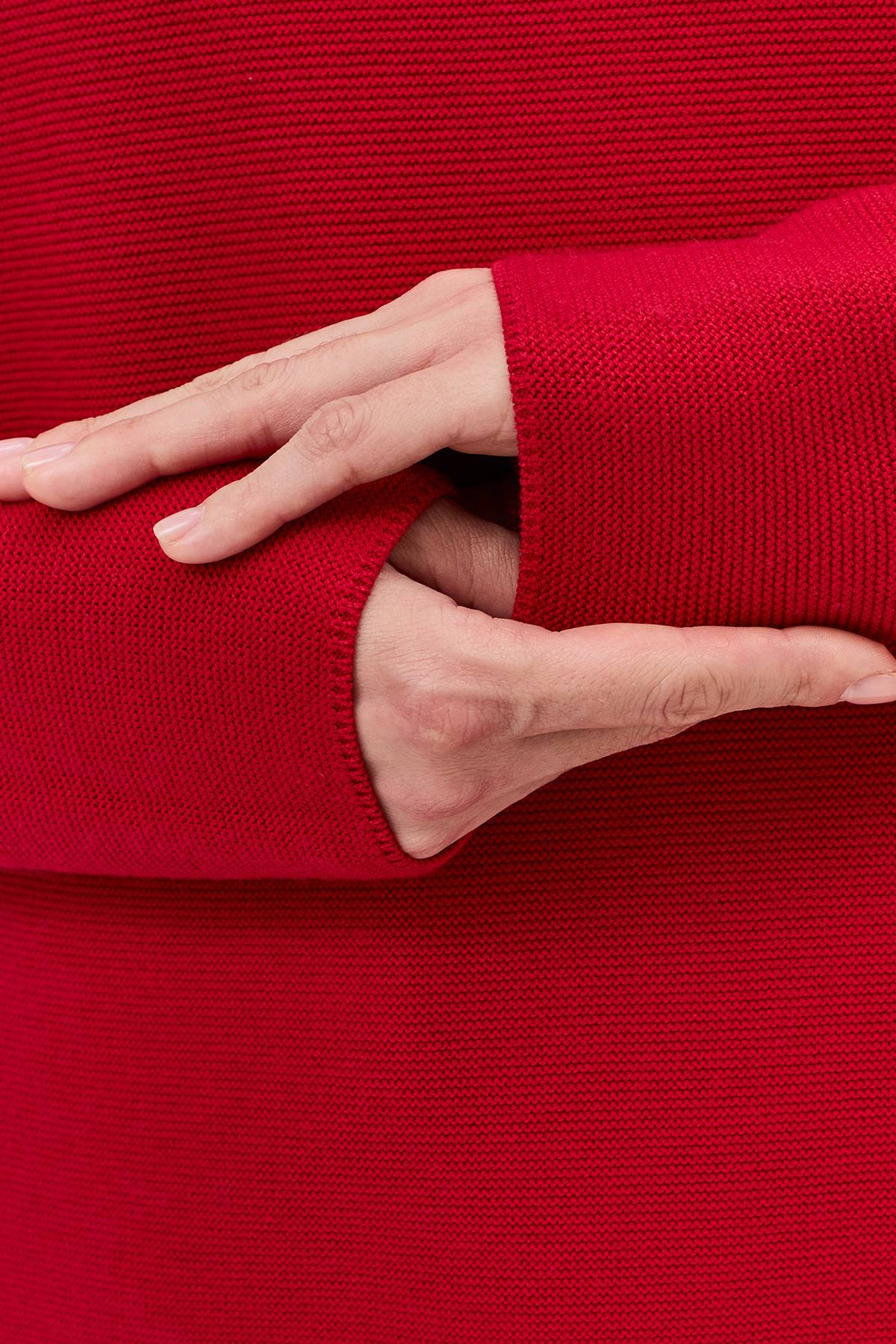 Лимитированная серия яркий джемпер с вырезом лодочка с палантином, 34