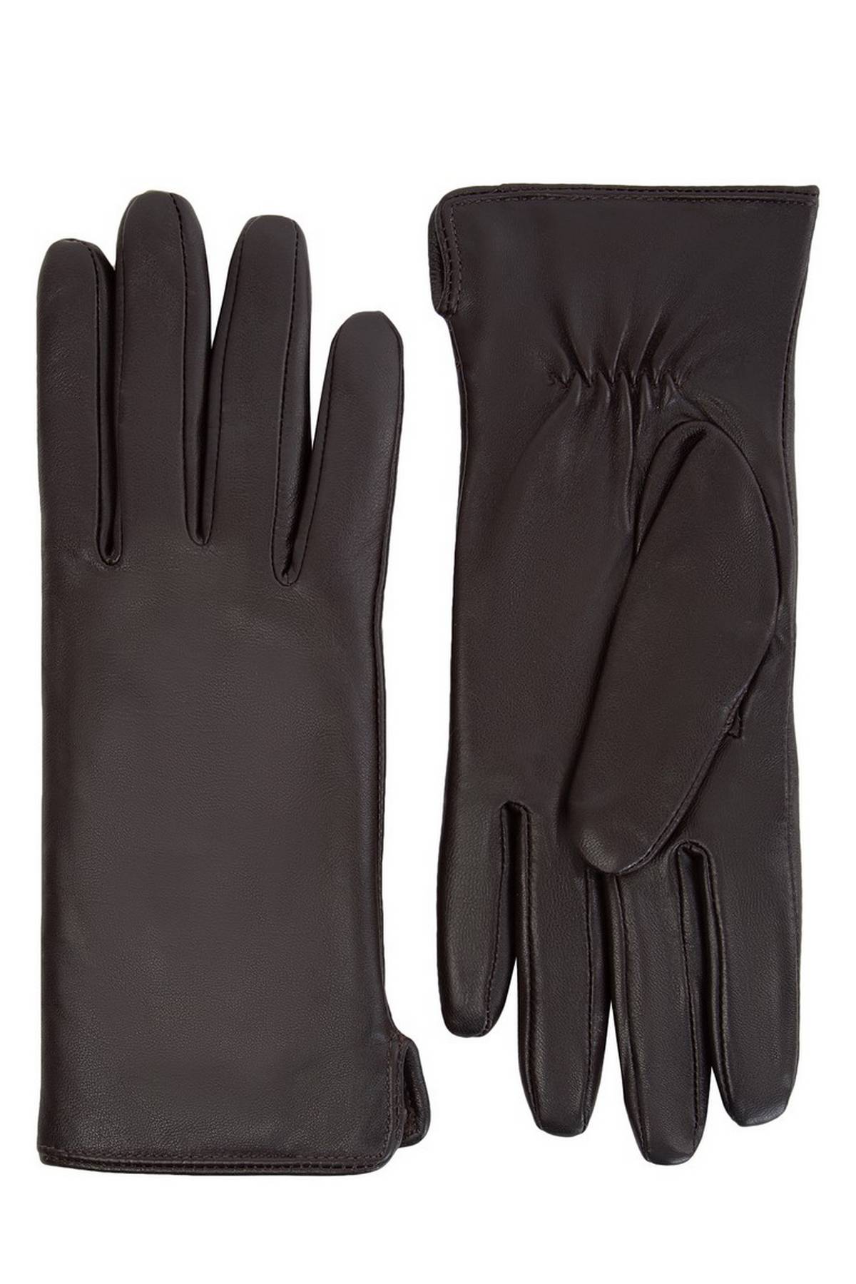 Перчатки темно-коричневые, 7