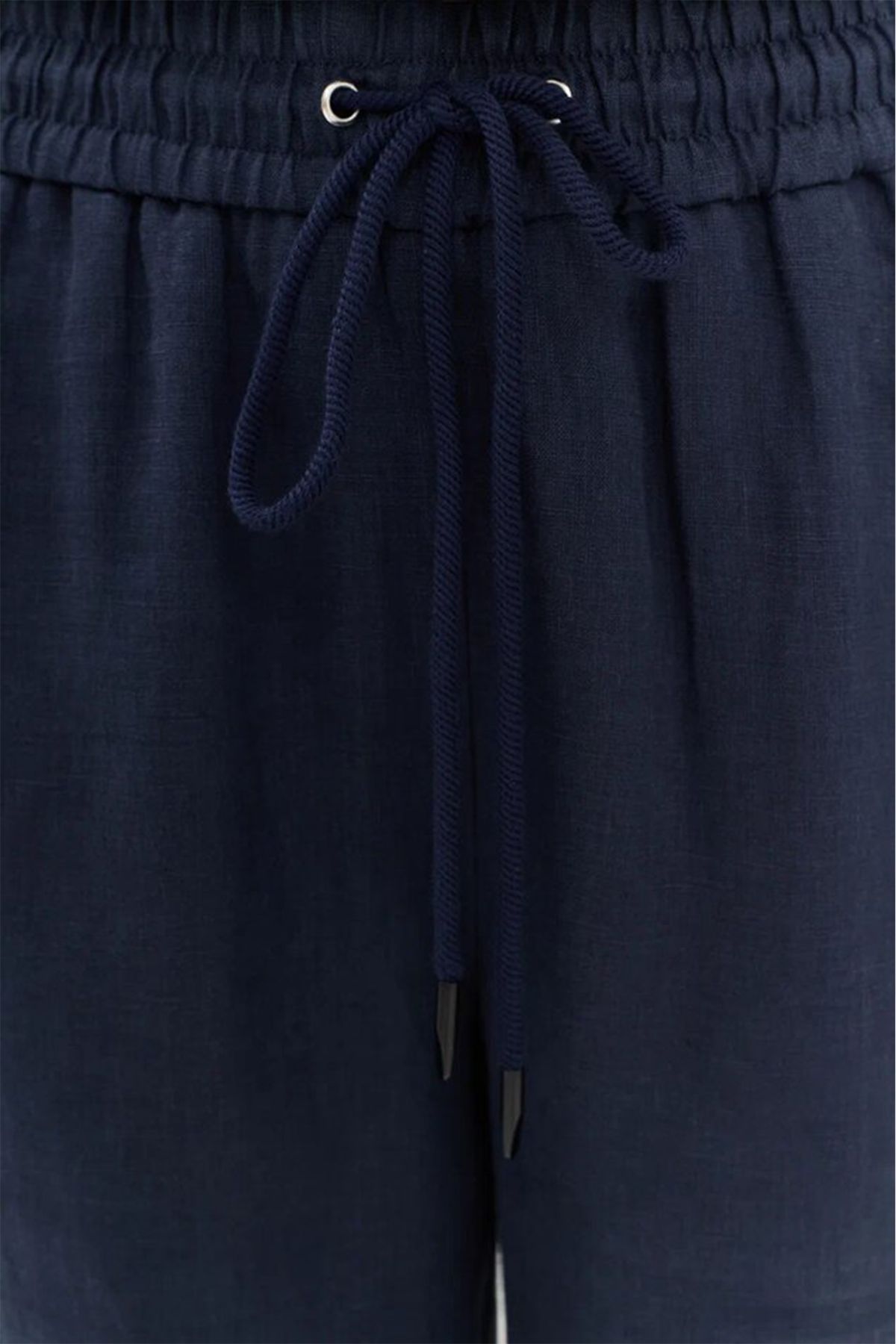 Льняные брюки прямого кроя, 44р