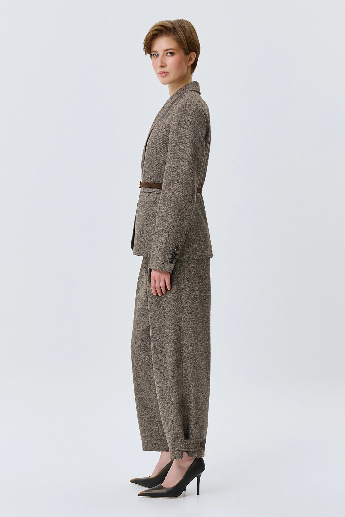 Классический жакет с узором Herringbone, 52