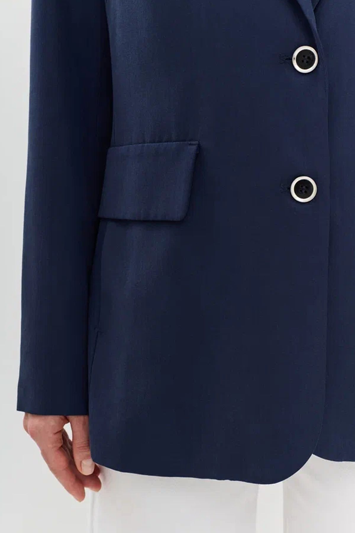 Классический синий жакет, 52р