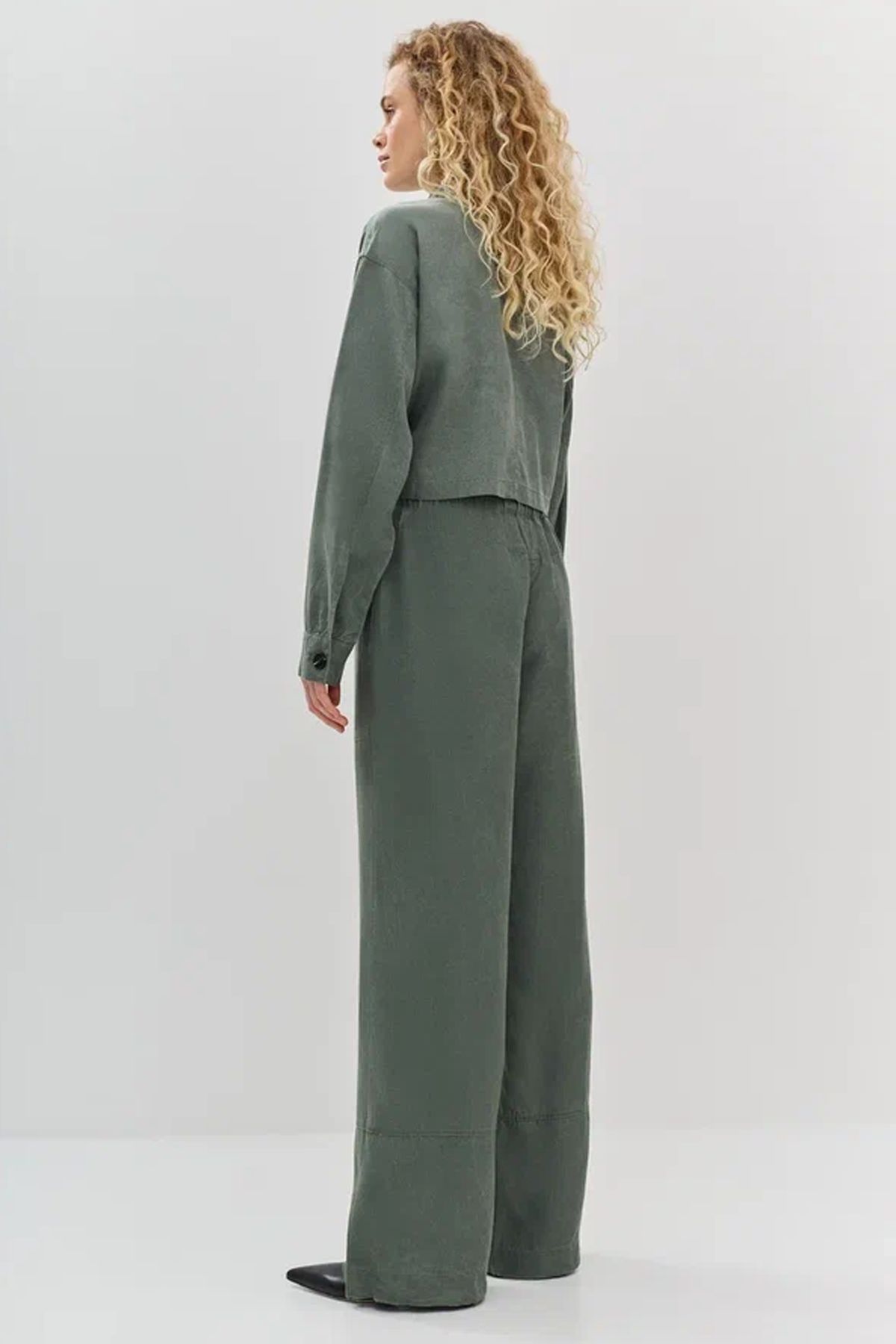 Широкие брюки из модала, 48р