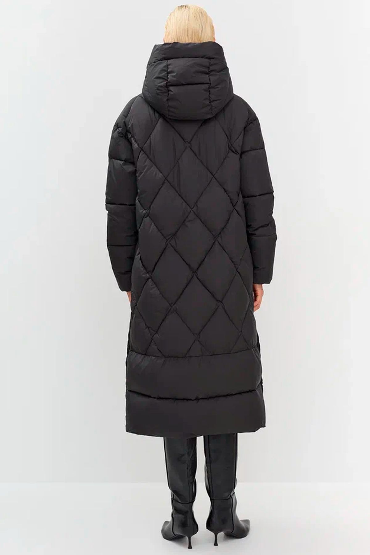 Удлиненное пальто с боковыми разрезами, 52р