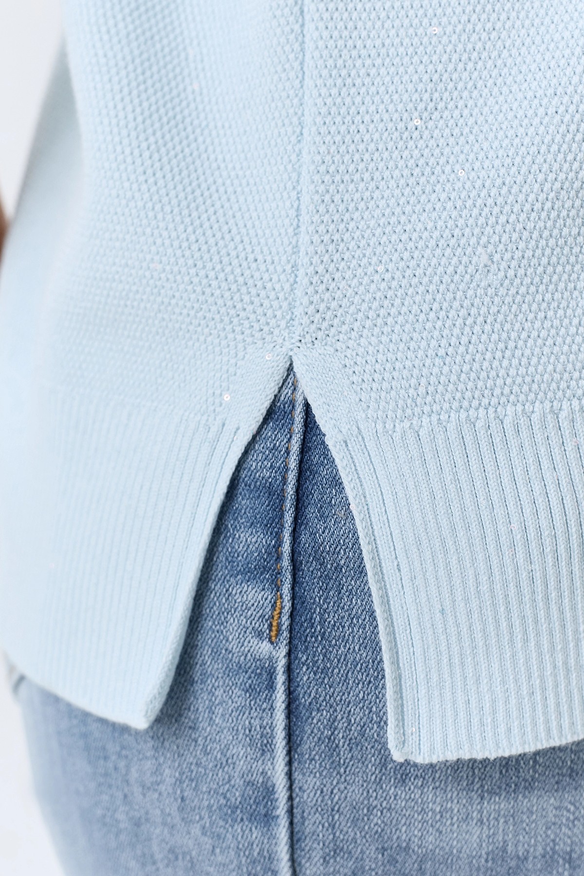 Джемпер с пайетками из модала, 36