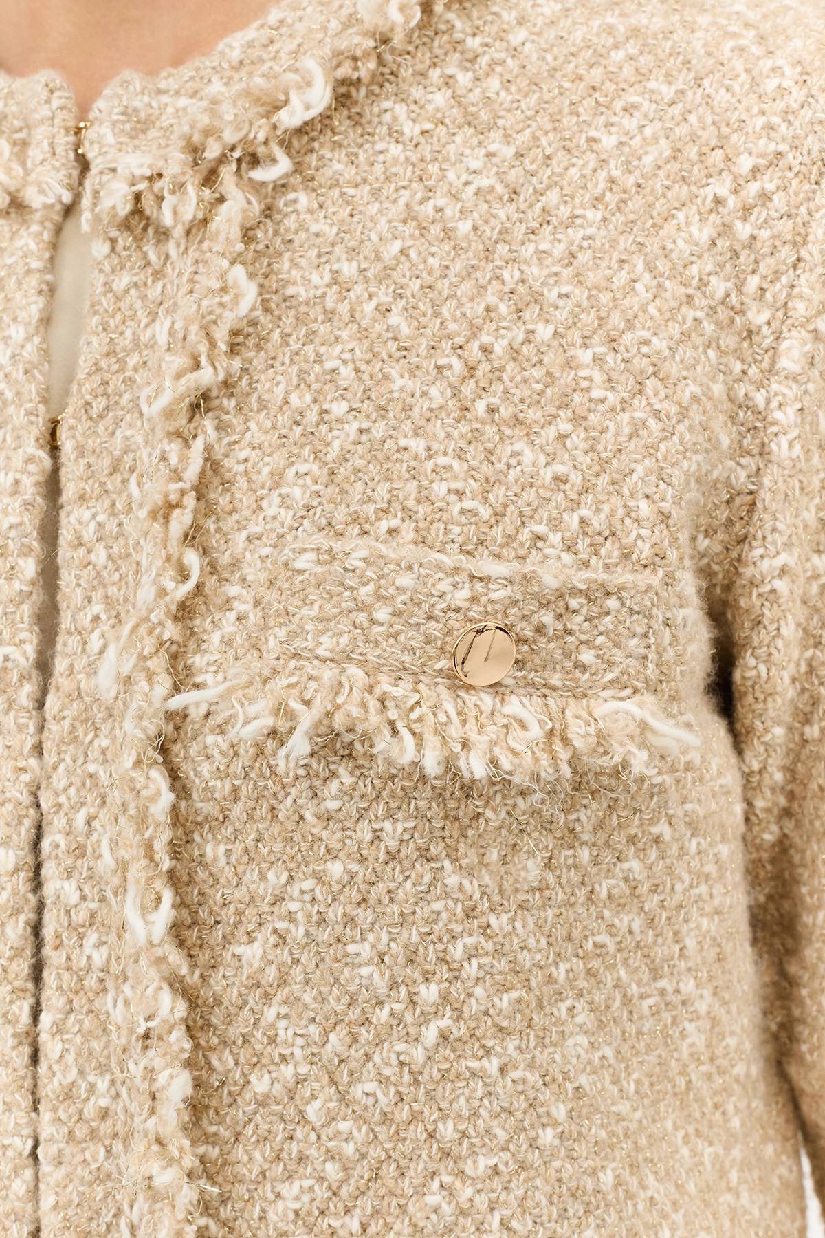 Укороченный кардиган в стиле "chanel'', 38