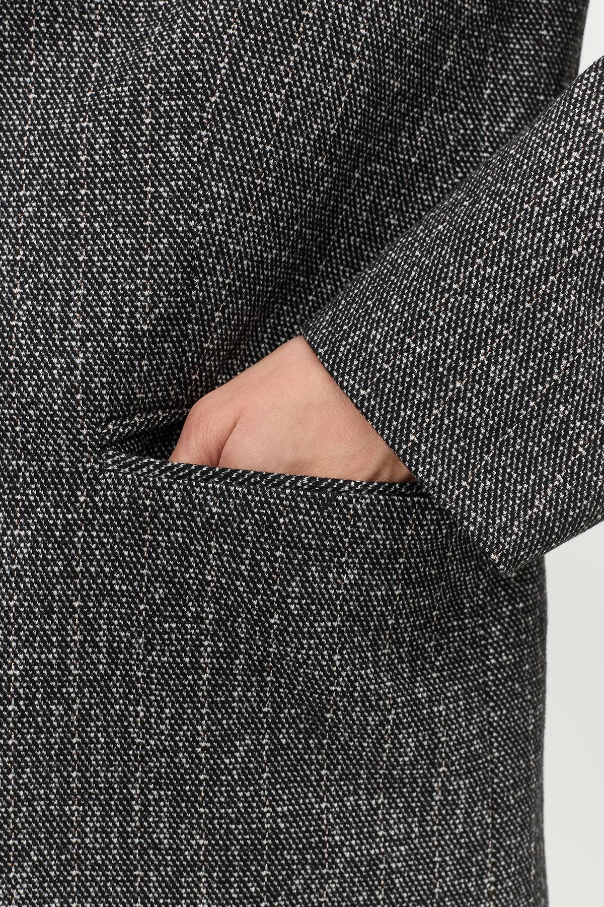 Лимитированная серия трикотажный жакет в сером цвете с ремнем, 36