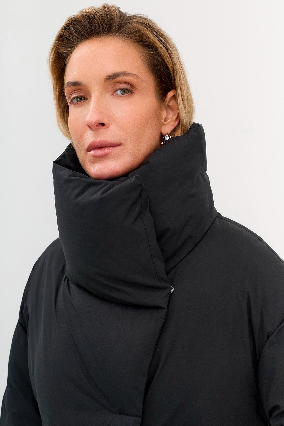Минималистичное пальто на запа?х, 48р