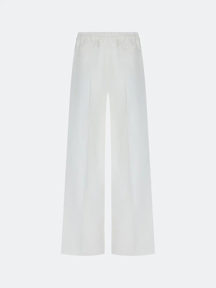 Льняные брюки с мягкими стрелками, 44