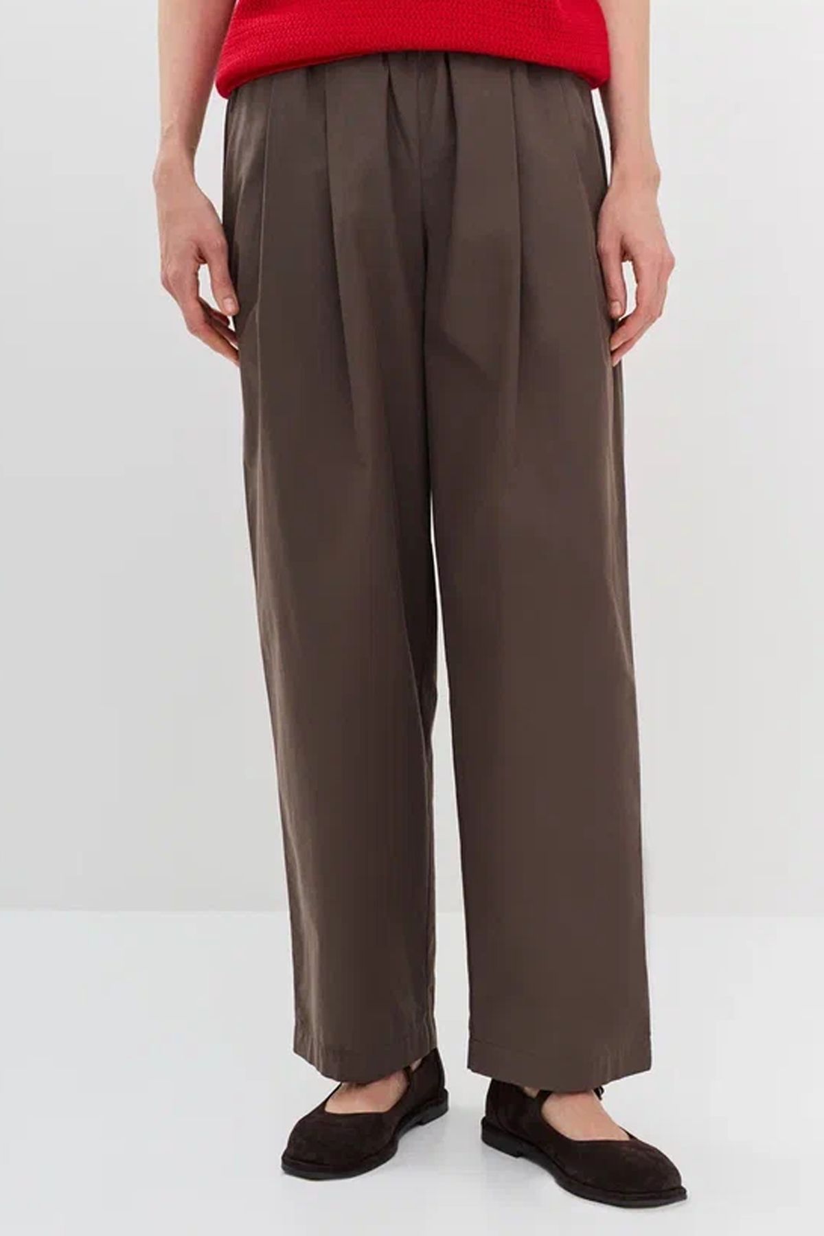 Широкие брюки из хлопка, 50р