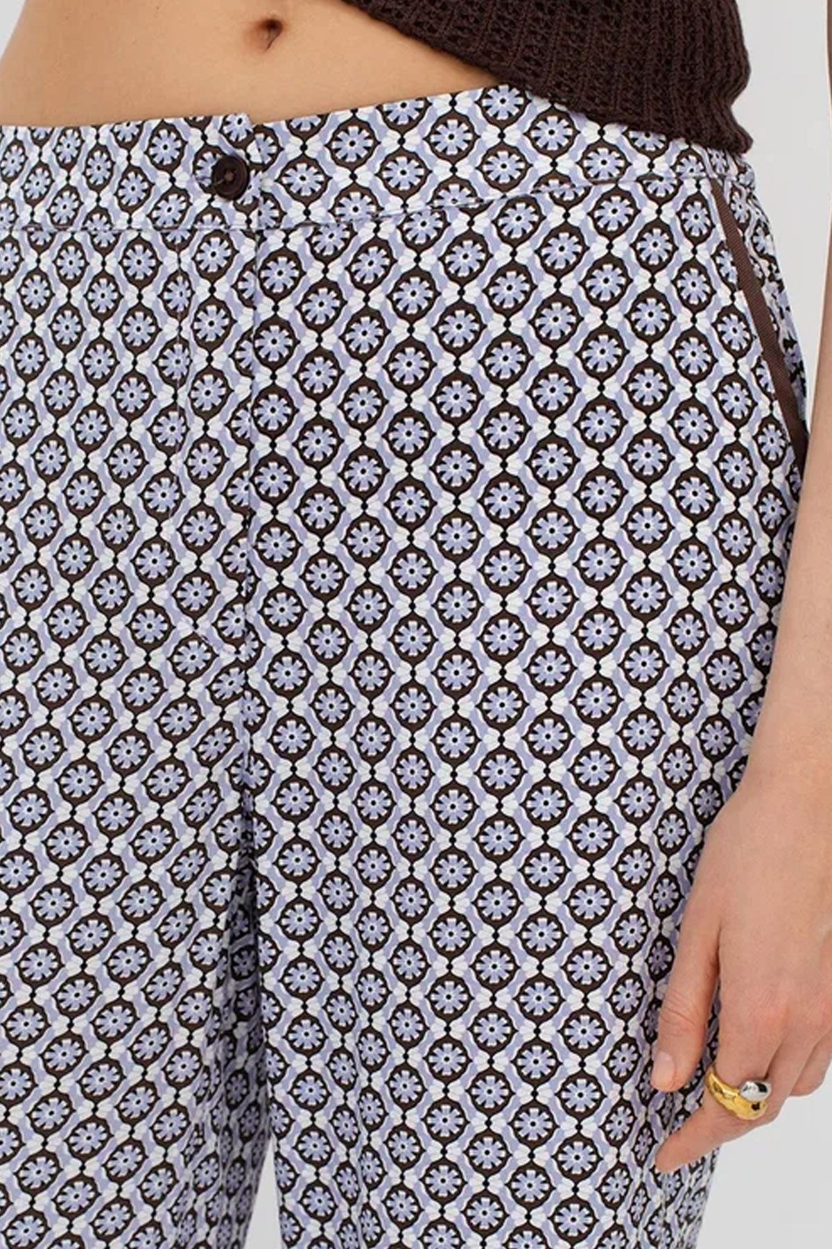 Брюки с широкими штанинами, 40р