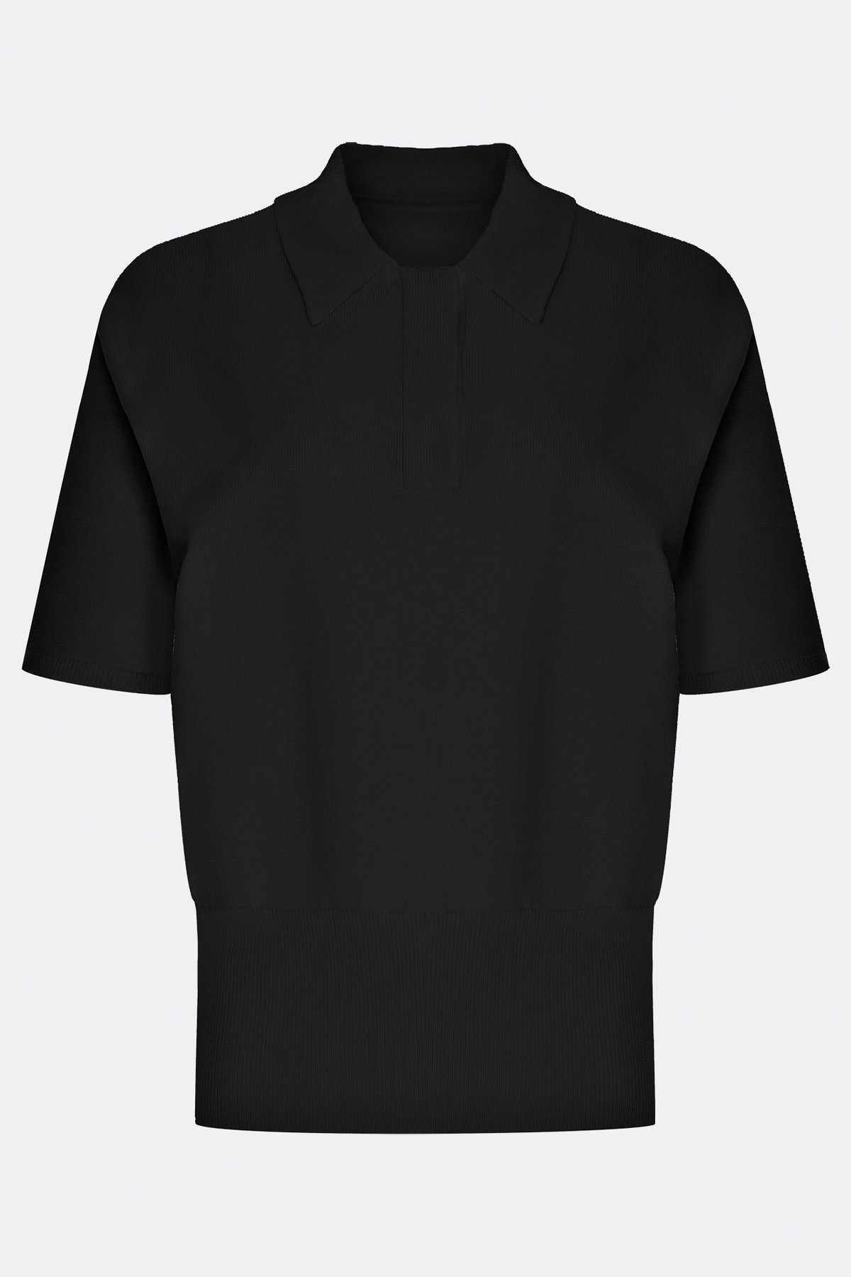 Oversize джемпер из смесовой вискозы в черном цвете, 50