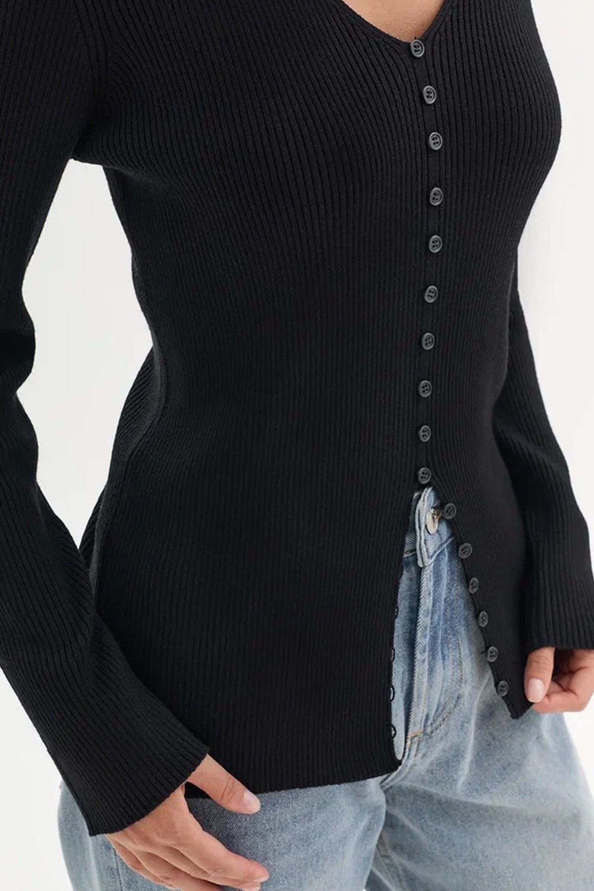 Трикотажный джемпер в рубчик 50708/9, 46р