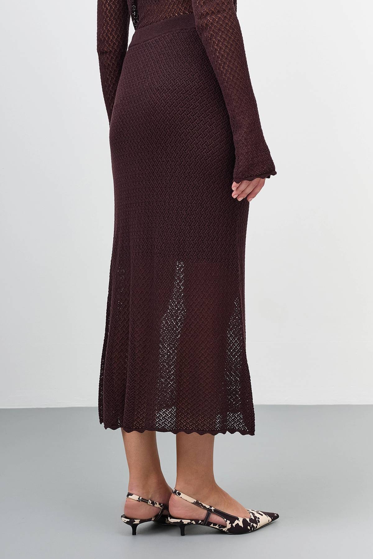 Ажурная юбка-макси, 40