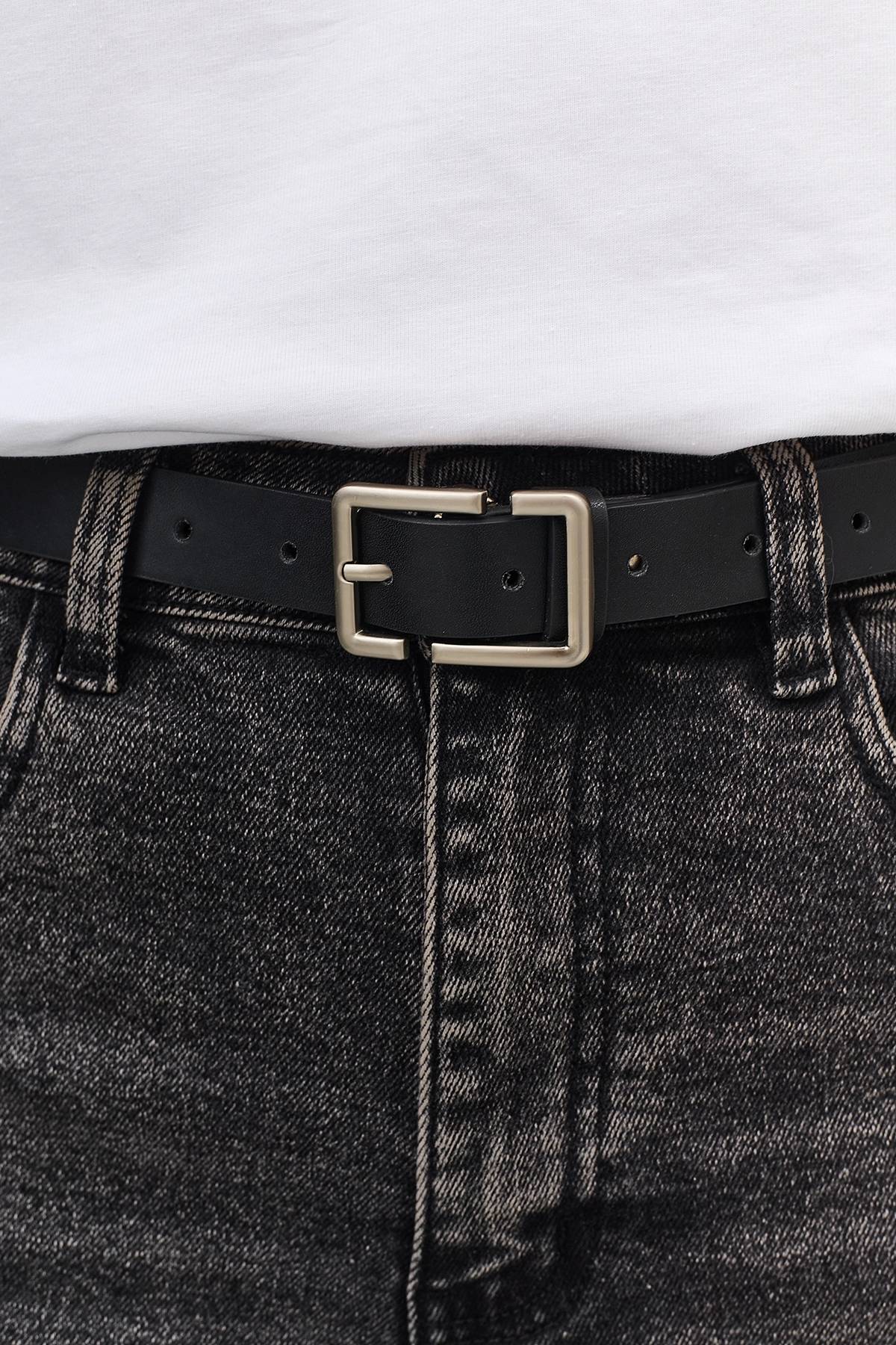 Лимитированая серия базовая рубашка из эластичного хлопка с ремнем, 50