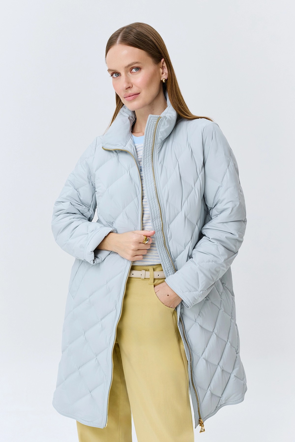 Полупальто на натуральном утеплителе, 38