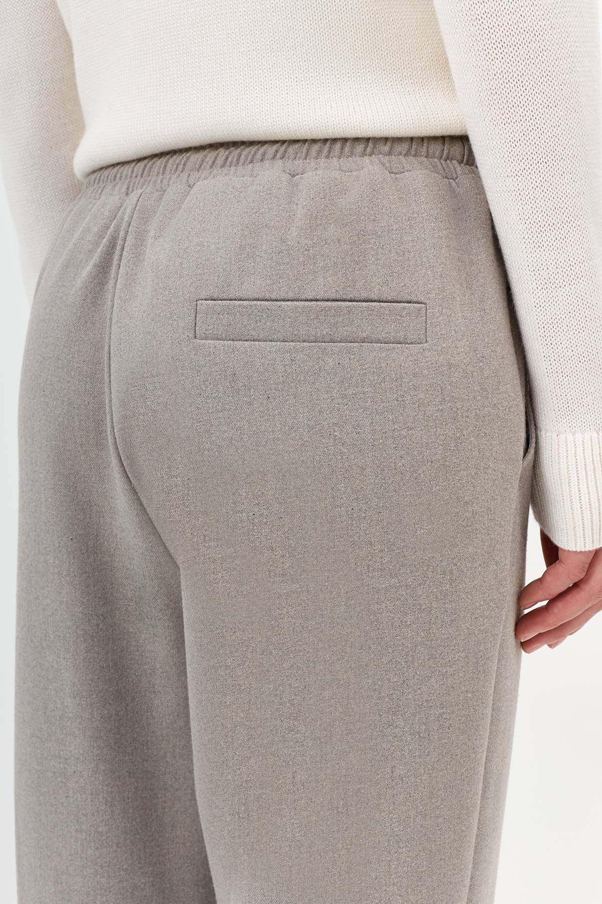 Лимитированная серия комфортные брюки с шерстью и ремень, 34