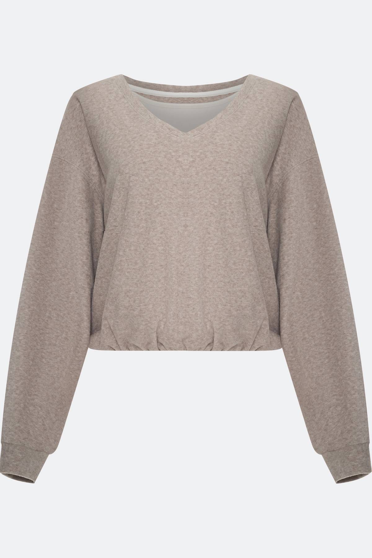 Лимитированная серия джемпер  из фактурного трикотажа с имитацией многослойности и ремень, 40