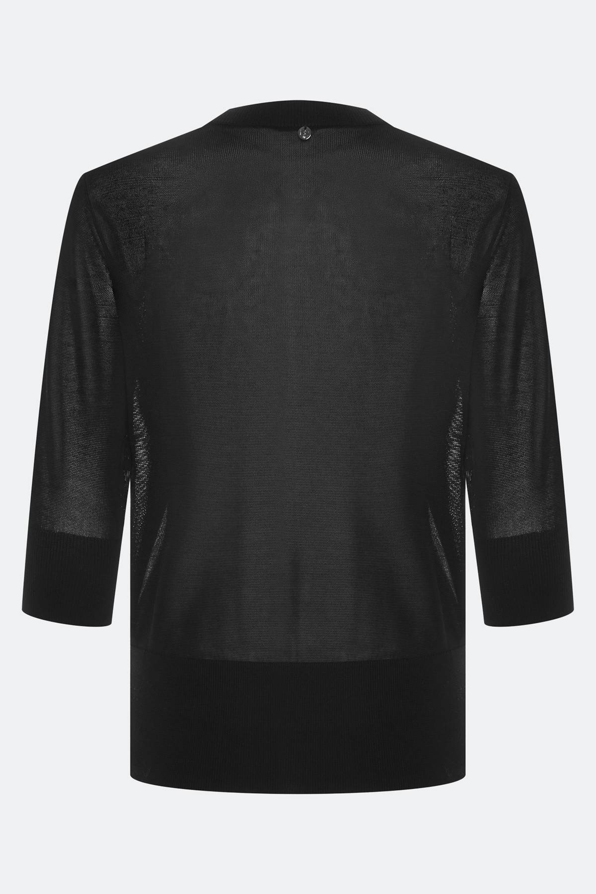 Лимитированная серия джемпер с аппликацией стразами и ремень, 36