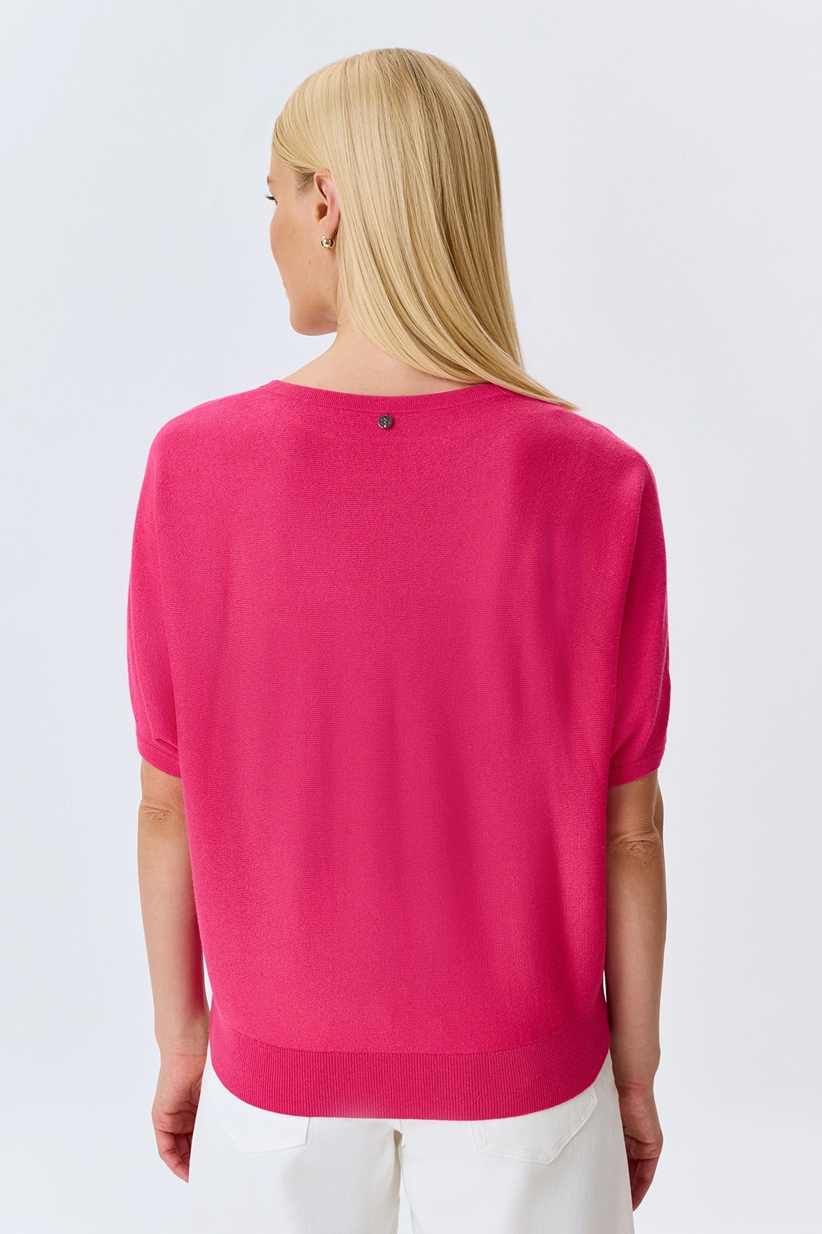 Яркий вязаный джемпер, 44