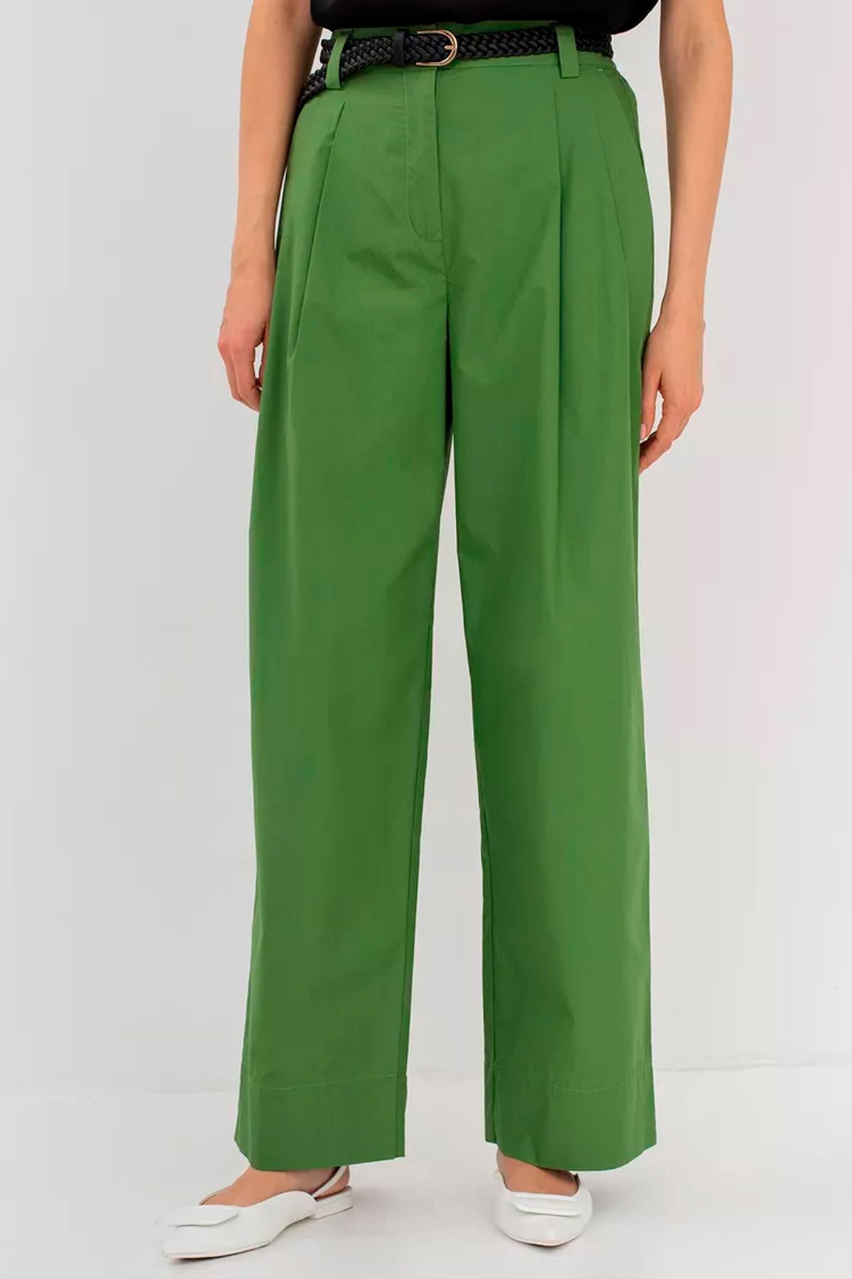 Брюки-палаццо с карманами, 50р