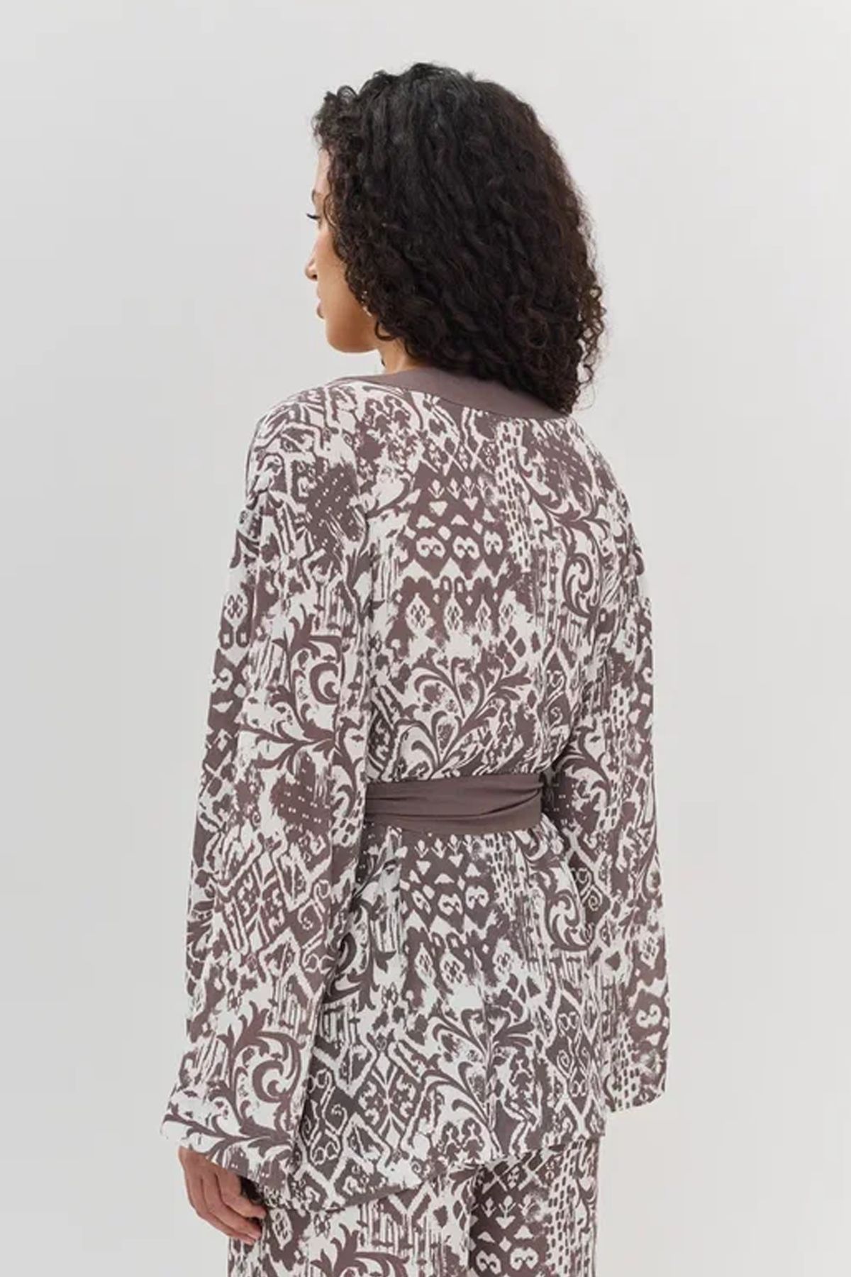 Блузка с этническим принтом, 42р