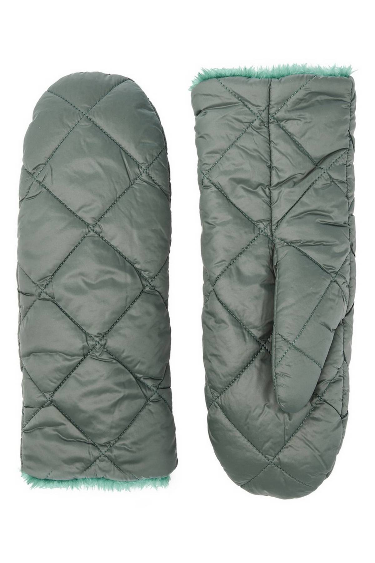 Рукавицы зеленый, M