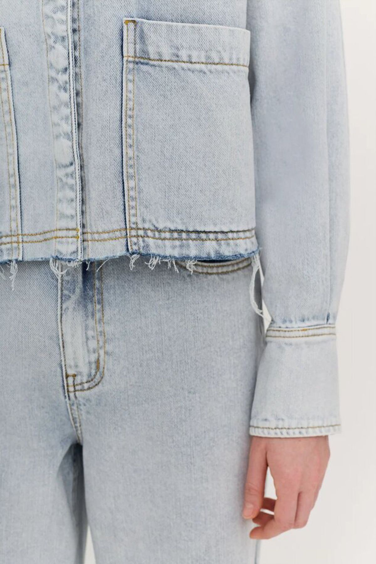 Жакет с необработанными краями, 50р