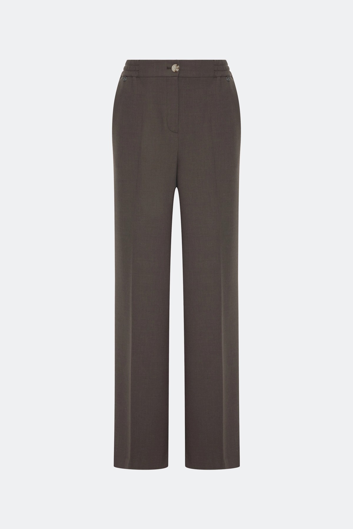 Брюки из смесовой вискозы с мягкими стрелками, 44