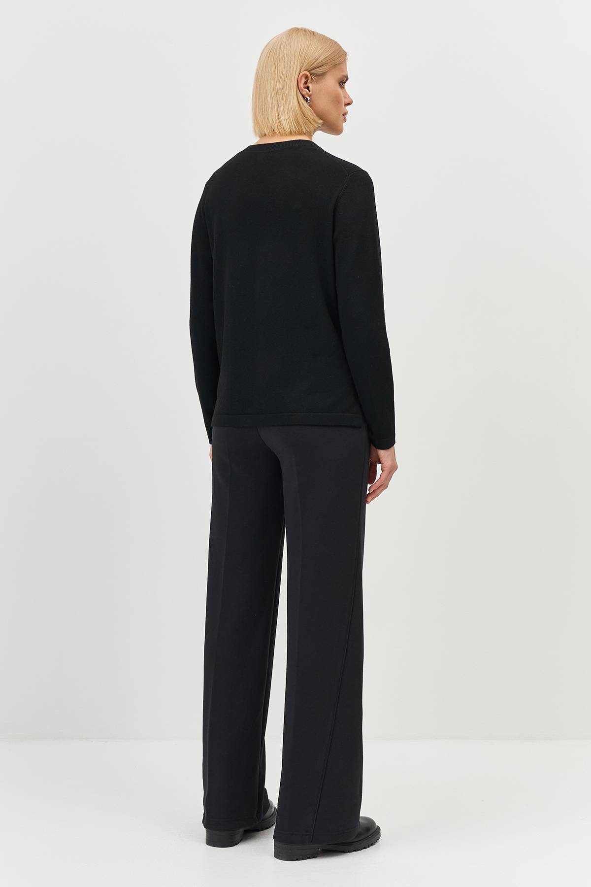 Лимитированная серия джемпер с контрастной вышивкой и ремень, 36