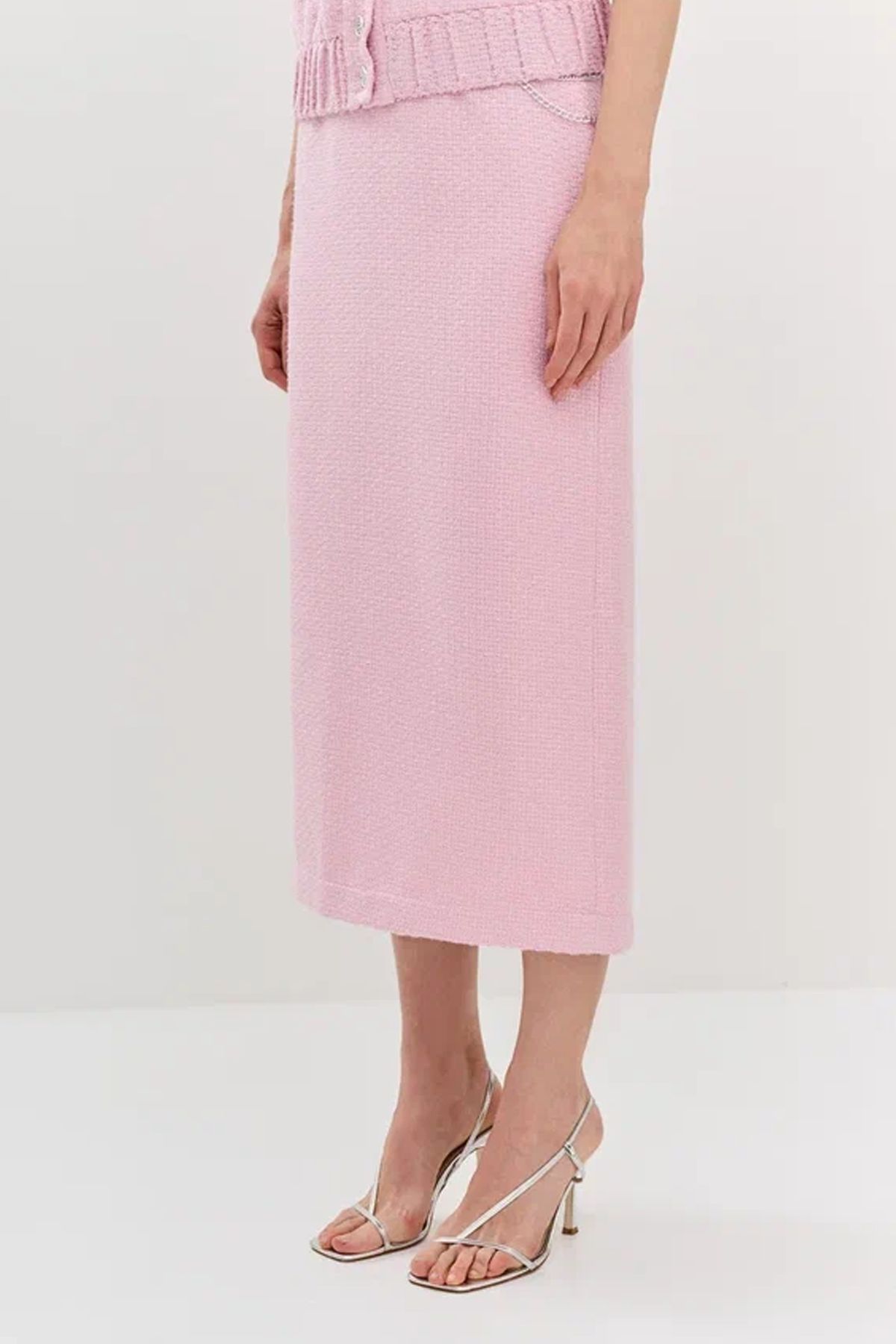 Юбка-карандаш из твида, 48р