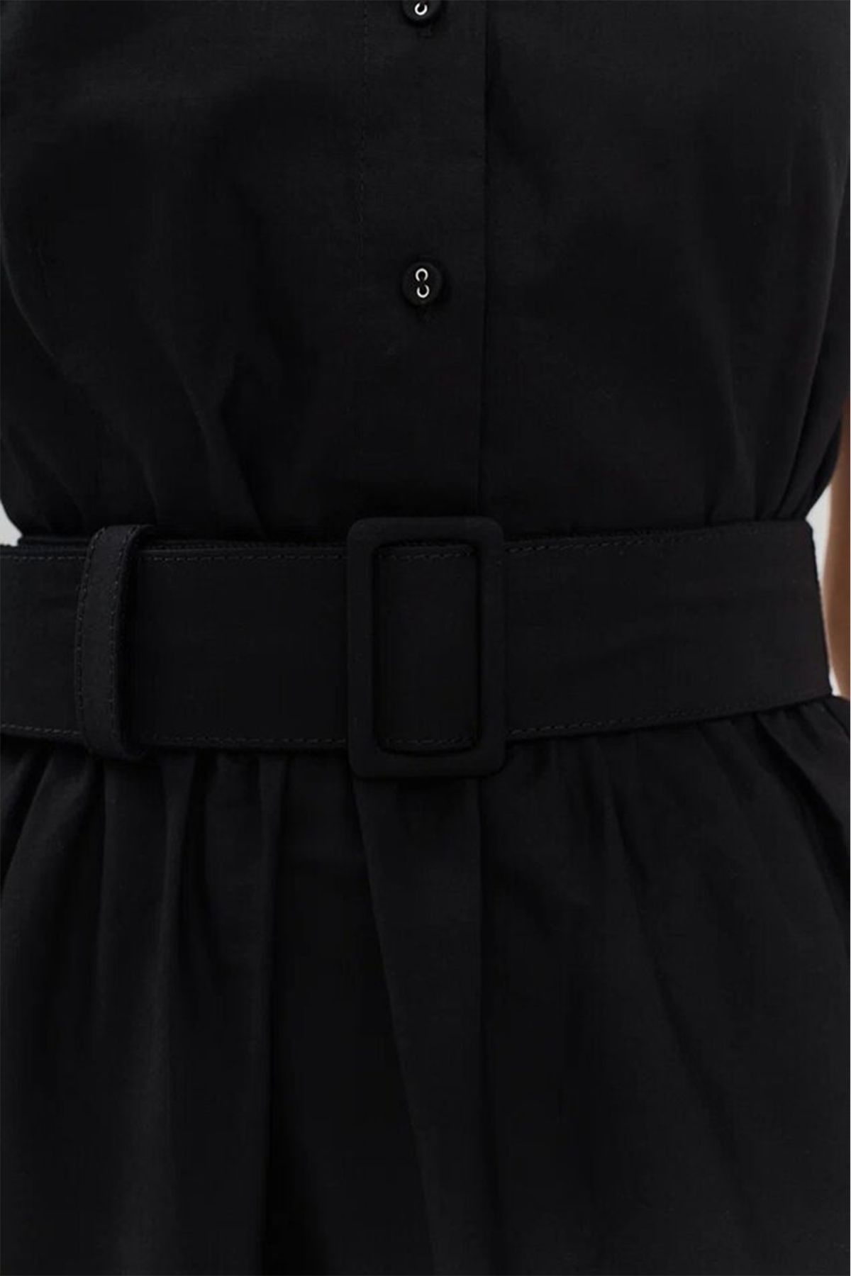 Черное платье с коротким рукавом, 42р