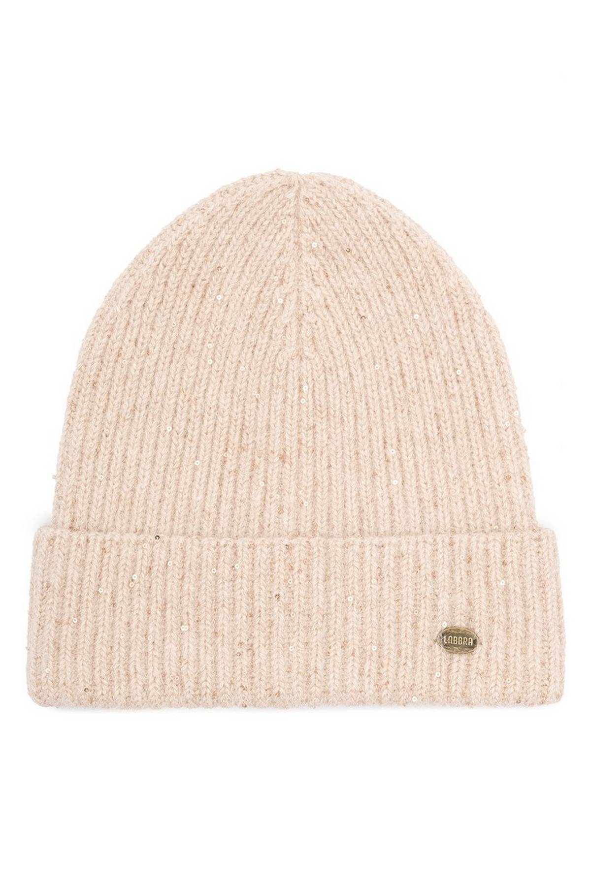 Шапка бежевая, One