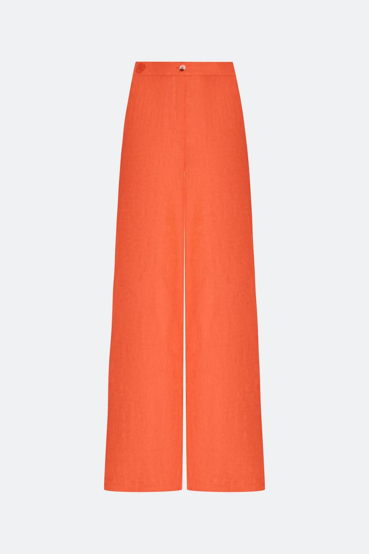 Яркие брюки из 100% льна, 40